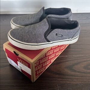 Vans slip on canvas sneakers shoes